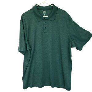 Croft & Barrow  Men's 3-Button Golf Polo Shirt Size XXL in Green Activewear